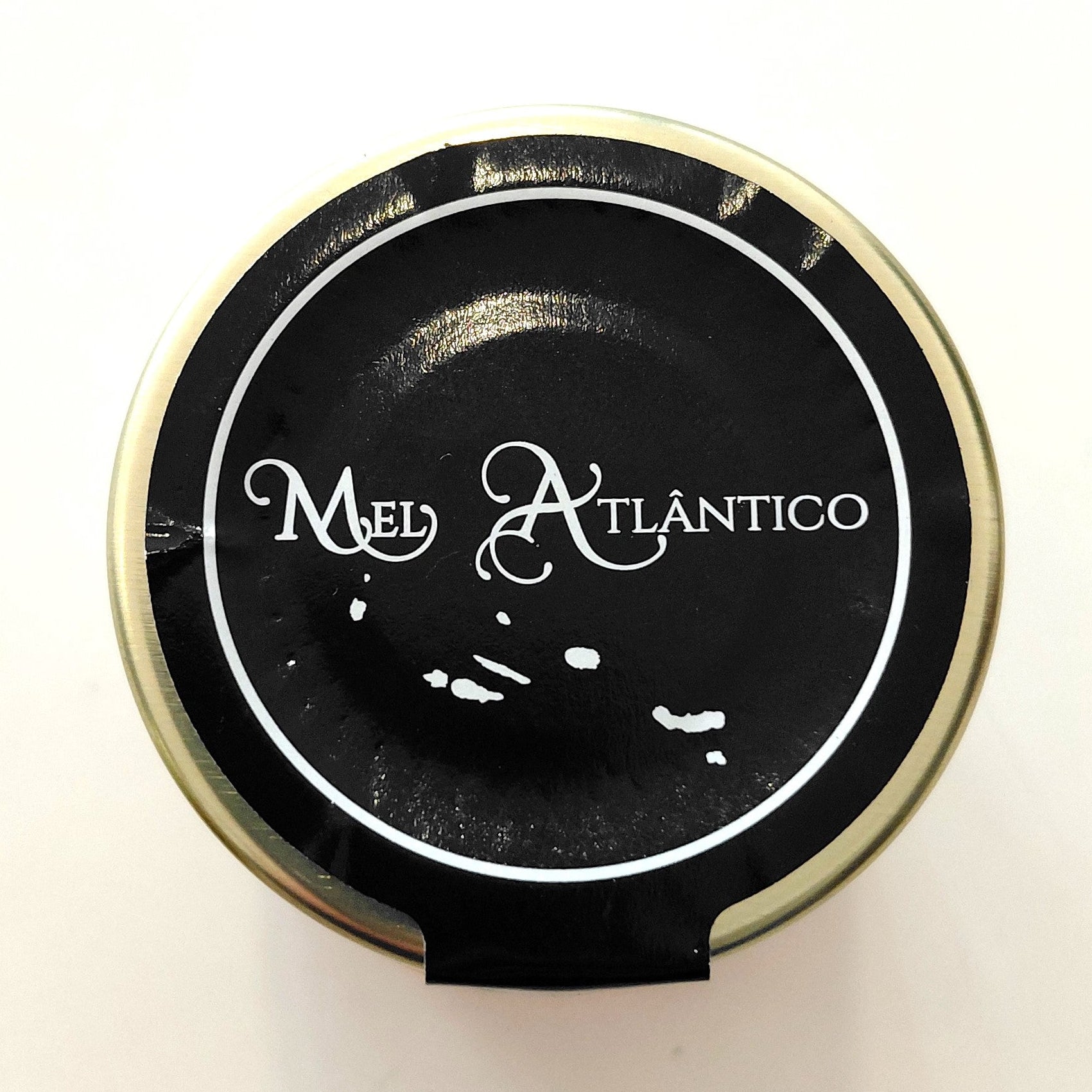 100g Azores Incense Honey – Mel do Atlântico – Rare & Aromatic Honey side top lid view 2