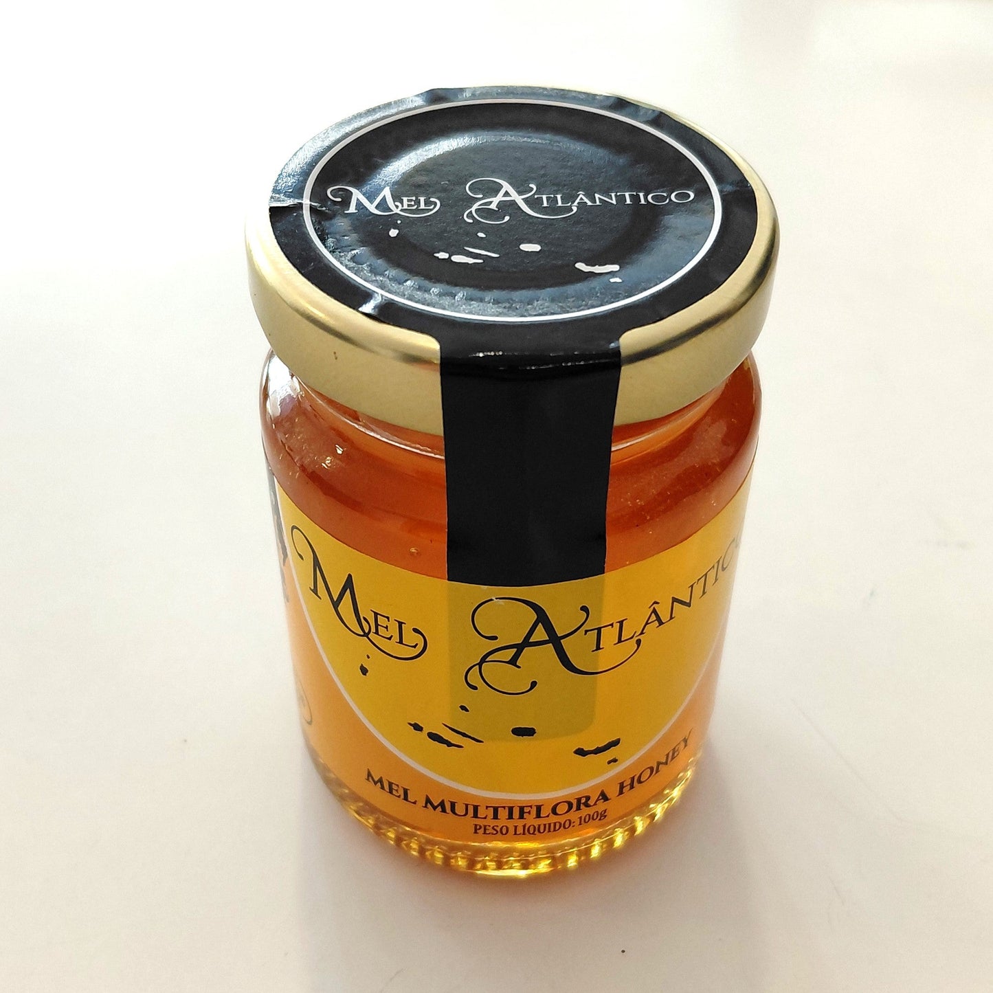 100g Azores Multifloral Honey – Mel do Atlântico – Pure Atlantic Honey top front view