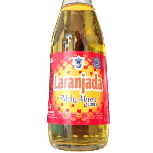 25cl Laranjada Melo Abreu – Azores Orange Soda – Glass Bottle