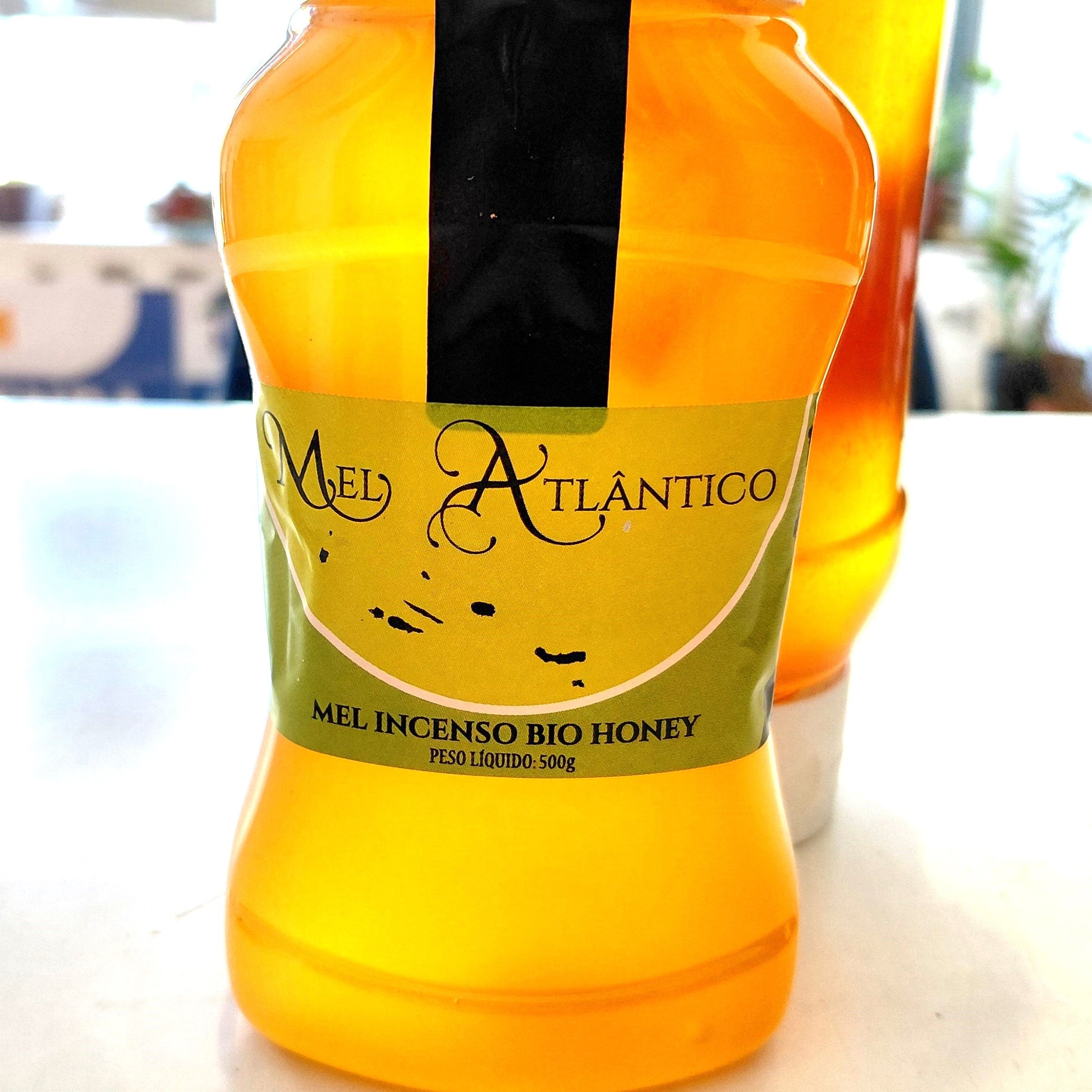 500g Azores Incense Honey – Mel do Atlântico – Rare & Aromatic Honey Squeeze bottle front view zoom