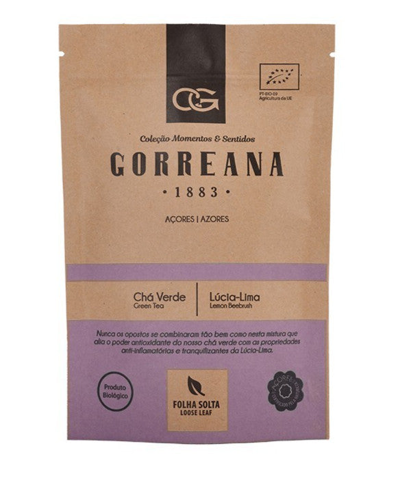 80g Gorreana Green Tea w/ Lemon Verbena Loose Leaf from Azores Light, Calming & Digestive Blend package 2