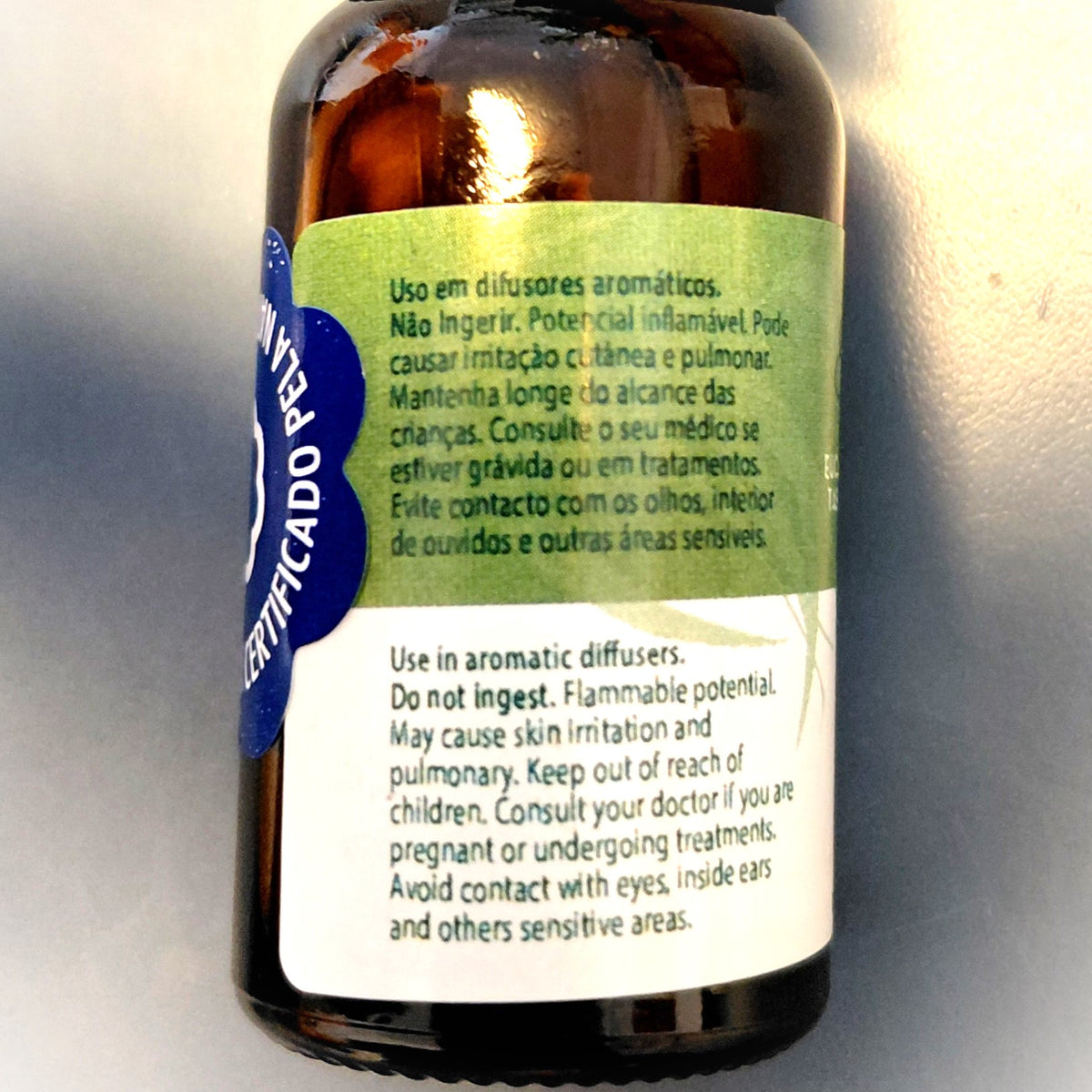 Eucalyptus Essential Oil – 10ml/100ml Eucalyptus globulus | Essentia Azorica – Azores glass bottle warnings