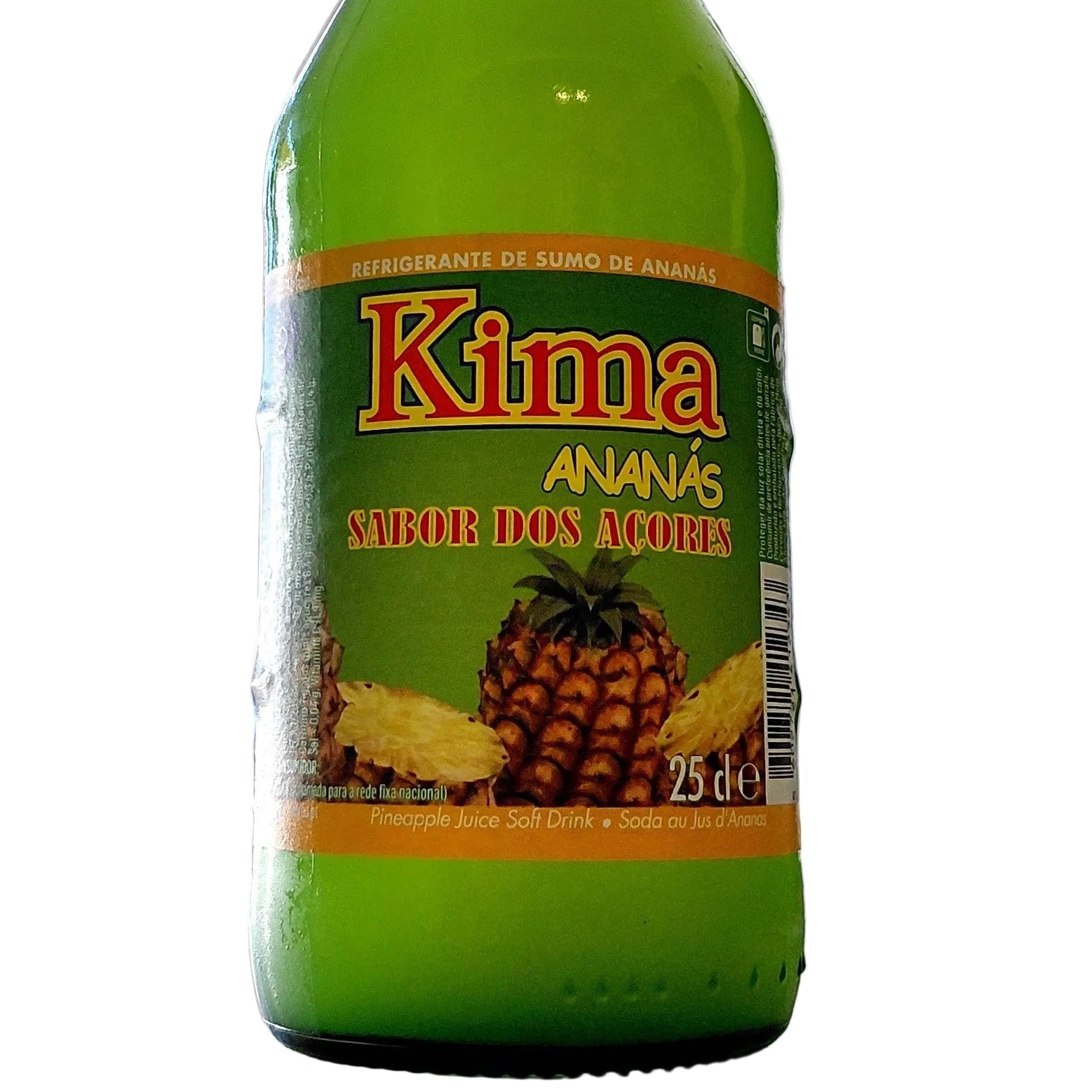 Kima Pineapple Soda 25 cl  – Iconic Azorean Refreshing Soft Drink