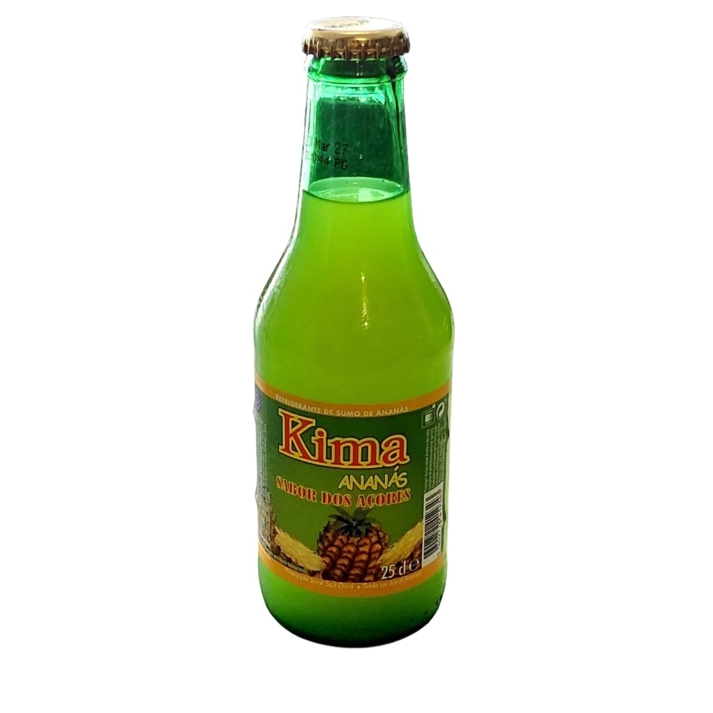 Kima Pineapple Soda 25 cl  – Iconic Azorean Refreshing Soft Drink 2