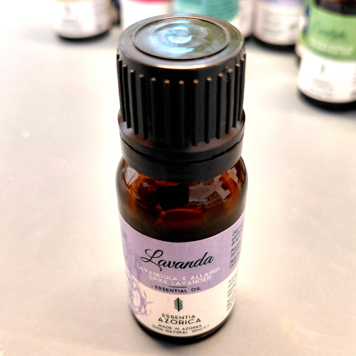 Lavender Allardi Essential Oil – 10ml/100ml Lavandula x Allardii | Essentia Azorica – Azores bootle top