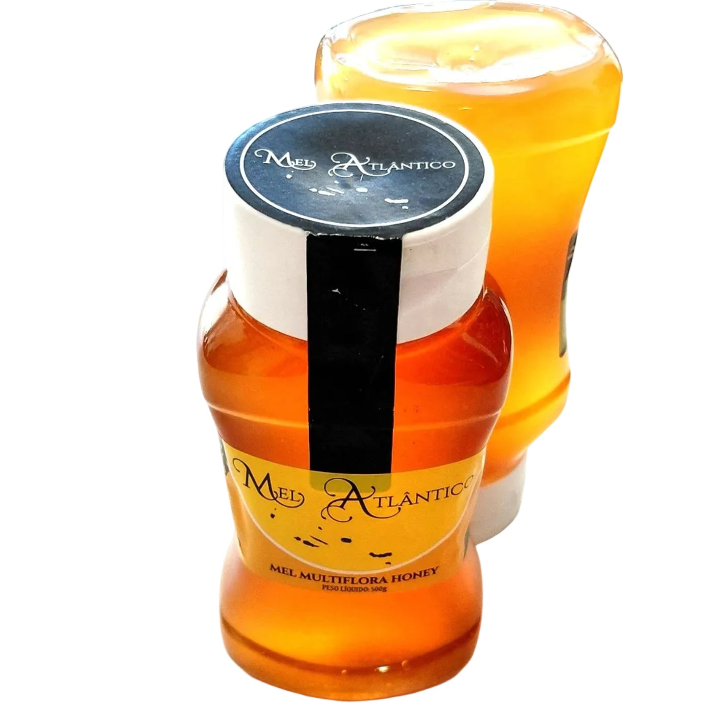 Mel do Atlantico Multifloral Honey 500g squeeze bottle front top view