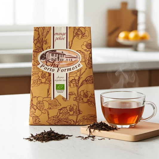 80g Orange Pekoe Premium Black Tea – Porto Formoso Azores – Organic Loose Leaf