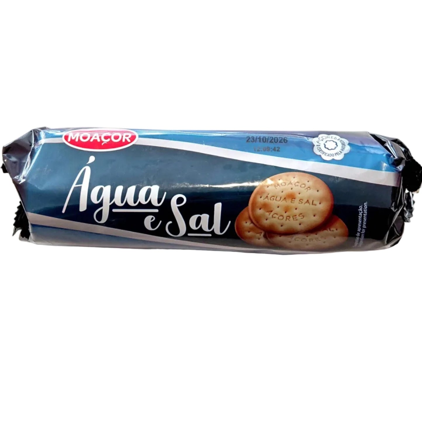 Salted Water Crackers 200g – Moaçor – Traditional Azores Snack front