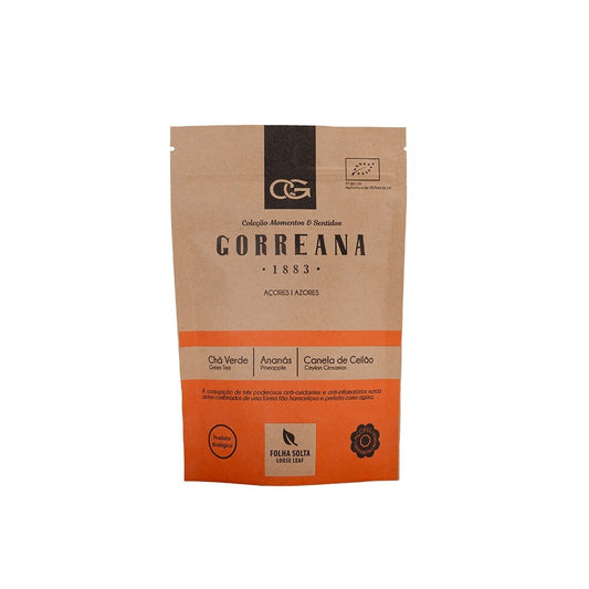 80g Gorreana Green Tea with Azorean Pineapple & Ceylon Cinnamon - Leaf – Azores